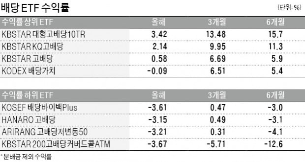 배당 ETF 죽쒀도…15% 高수익 상품 있다