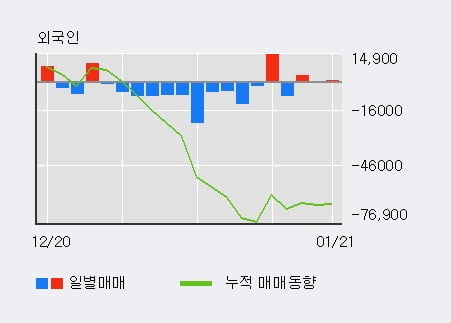 '하이트진로홀딩스' 52주 신고가 경신, 기관 7일 연속 순매수(2.9만주)