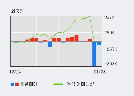 '보락' 5% 이상 상승, 전일 외국인 대량 순매수