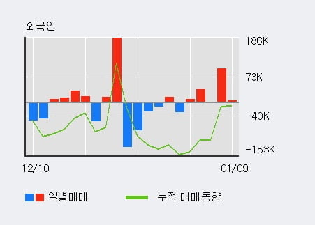 '동성화인텍' 52주 신고가 경신, 최근 3일간 외국인 대량 순매수