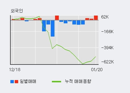 '파루' 52주 신고가 경신, 전일 외국인 대량 순매수