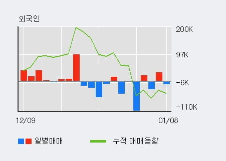 '에프엔에스테크' 52주 신고가 경신, 전일 외국인 대량 순매도