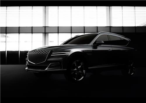 제네시스 첫 SUV 'GV80' 디자인 공개…"웅장하고 세련"