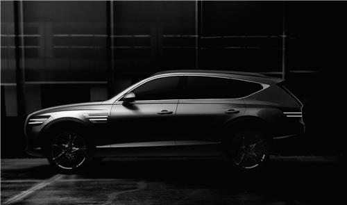 제네시스 첫 SUV 'GV80' 디자인 공개…"웅장하고 세련"