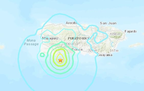 푸에르토리코 남부 규모 5.8 지진…연말부터 연일 '흔들'