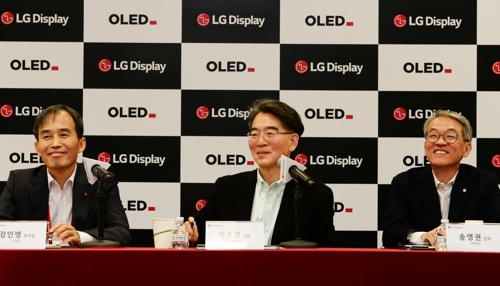 LG디스플레이 정호영 "올해 OLED 패널 판매 작년의 2배 목표"
