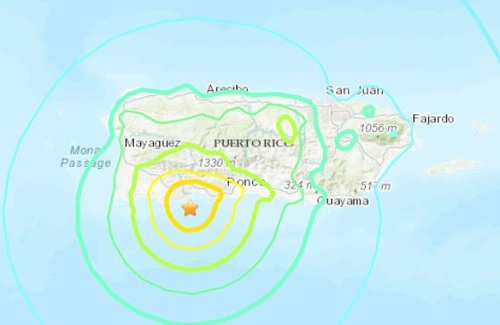 푸에르토리코 규모 6.4 지진…주택 무너져 최소 1명 사망