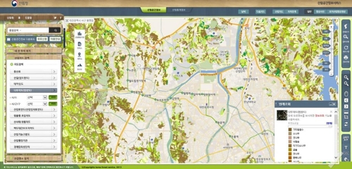 한국임업진흥원 "임상도 정보변경 신청하세요"