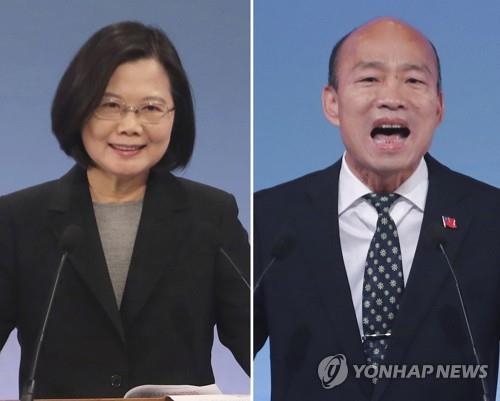 차이잉원, 개표 중반 500만 득표 돌파…56.5%로 당선권 근접