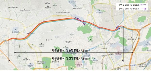 서울 내부순환로 7.9㎞ 과속구간단속…4월 10일부터 과태료