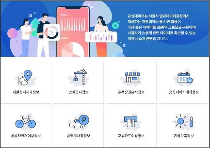 서울시 열린데이터광장 홈페이지 개편…맞춤형 정보 제공