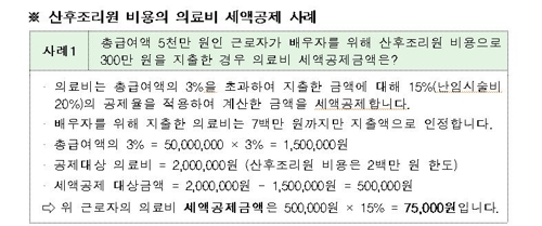 연말정산 간소화 서비스 오늘 개통…산후조리원 자료도 제공