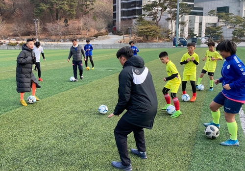 호남대 찾은 中 청소년 스포츠클럽…'축구 역량' 배운다