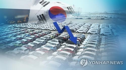 작년 車 생산·내수·수출 동반하락…하반기 일본차 판매 45%↓