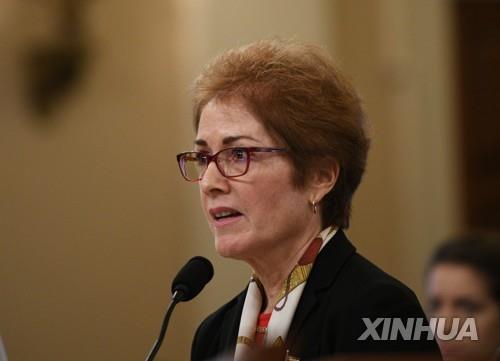 우크라 경찰 "요하노비치 前 미국대사 상대 불법행위 수사"