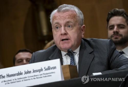 "설리번 신임 러시아 주재 미국 대사, 모스크바 부임"
