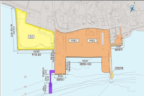 국가어항 신안 전장포항 55억원 투입 침수방지…내년 완공
