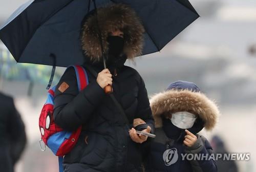 대구·경북 흐리고 비나 눈…대구 미세먼지 오전 나쁨