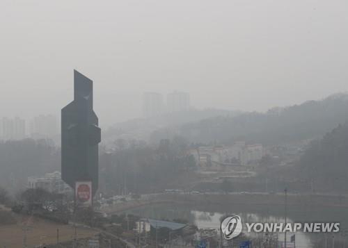 충북 중부 5개 시·군에 초미세먼지 주의보