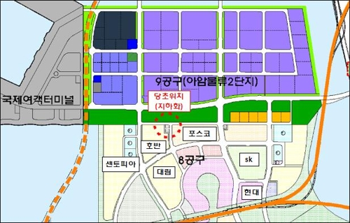 인천 송도국제도시 쓰레기 지하 집하장 상반기 착공