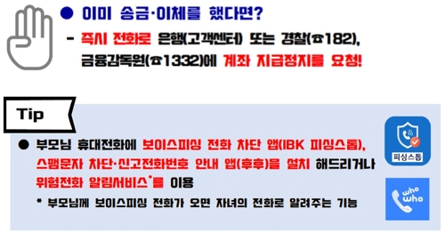 설 연휴 피싱 주의…"부모님 폰에 피싱 차단 앱 깔아드리세요"