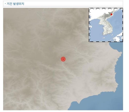 함경북도에 규모 2.5 지진…"2017년 핵실험 유발 자연지진"