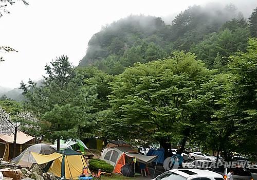 정선 화암약수 야영 데크 추가·수영장 조성…4계절 관광지 단장