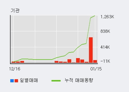 '와이아이케이' 52주 신고가 경신, 전일 기관 대량 순매수