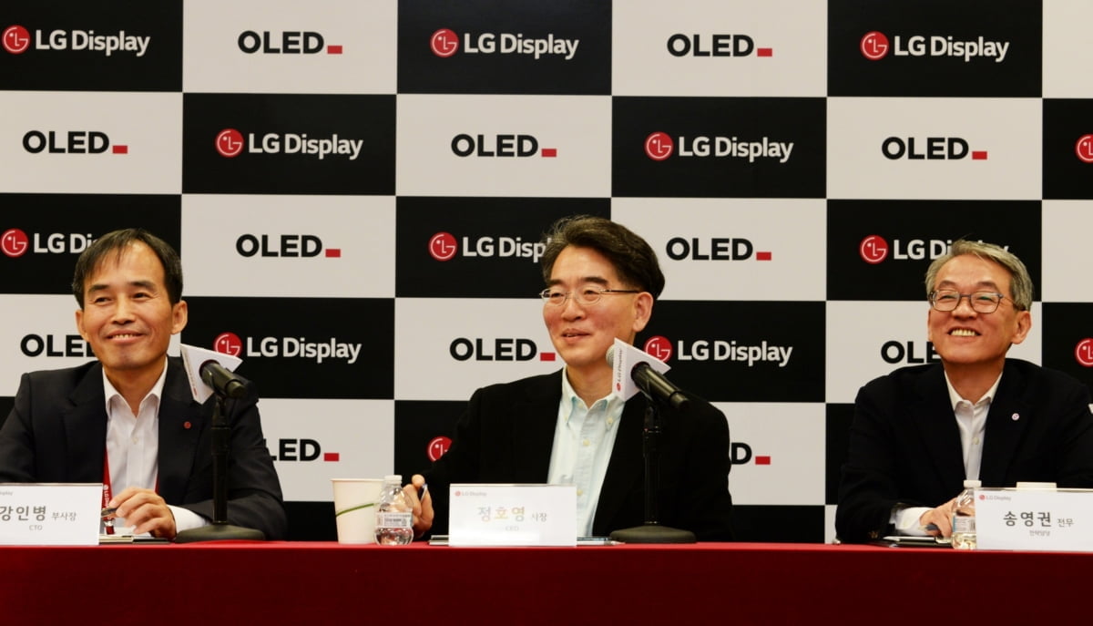 [CES 2020] 정호영 LGD 사장 "대형·P-OLED에 역량 집중한다"