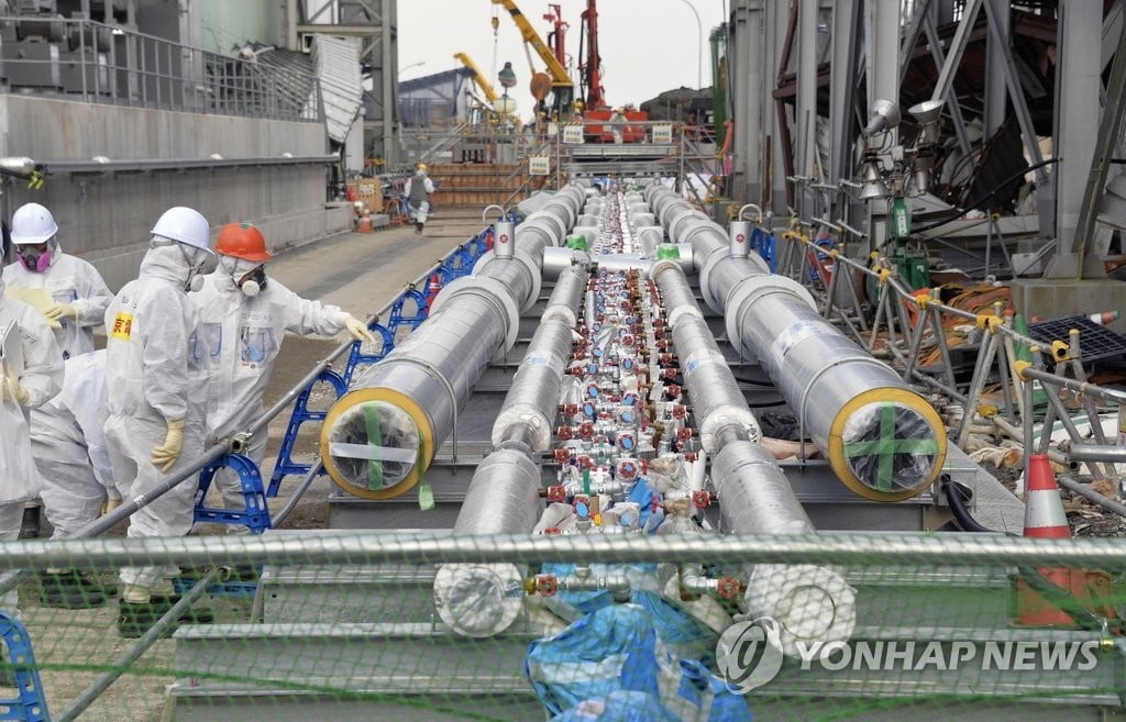 日 후쿠시마 원전 오염수 억제용 동결관서 냉각제 누출