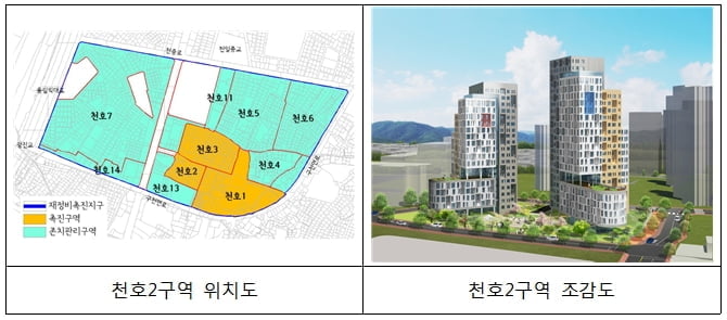 강동구 천호2구역 착공…아파트 188가구 들어서