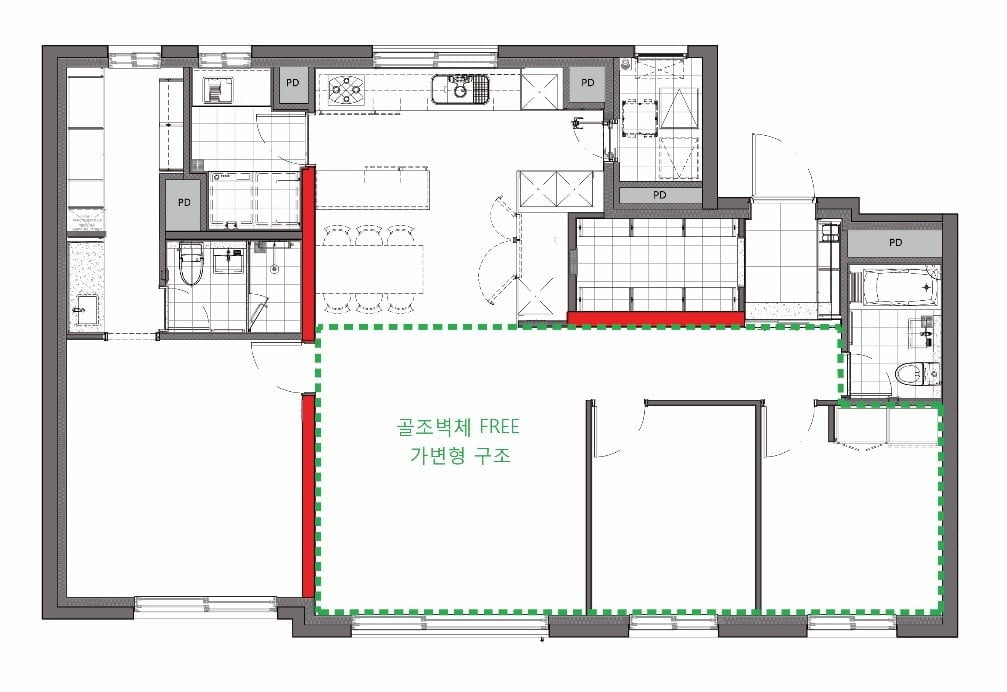 대림산업, 가변형 벽식 구조 특허권 최초 획득…"아파트 공간 구성 자유롭게"