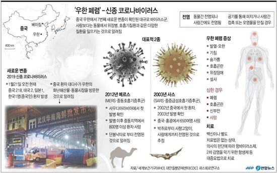 `우한 폐렴` 中 전역 확산…"사람간 전염 확실"