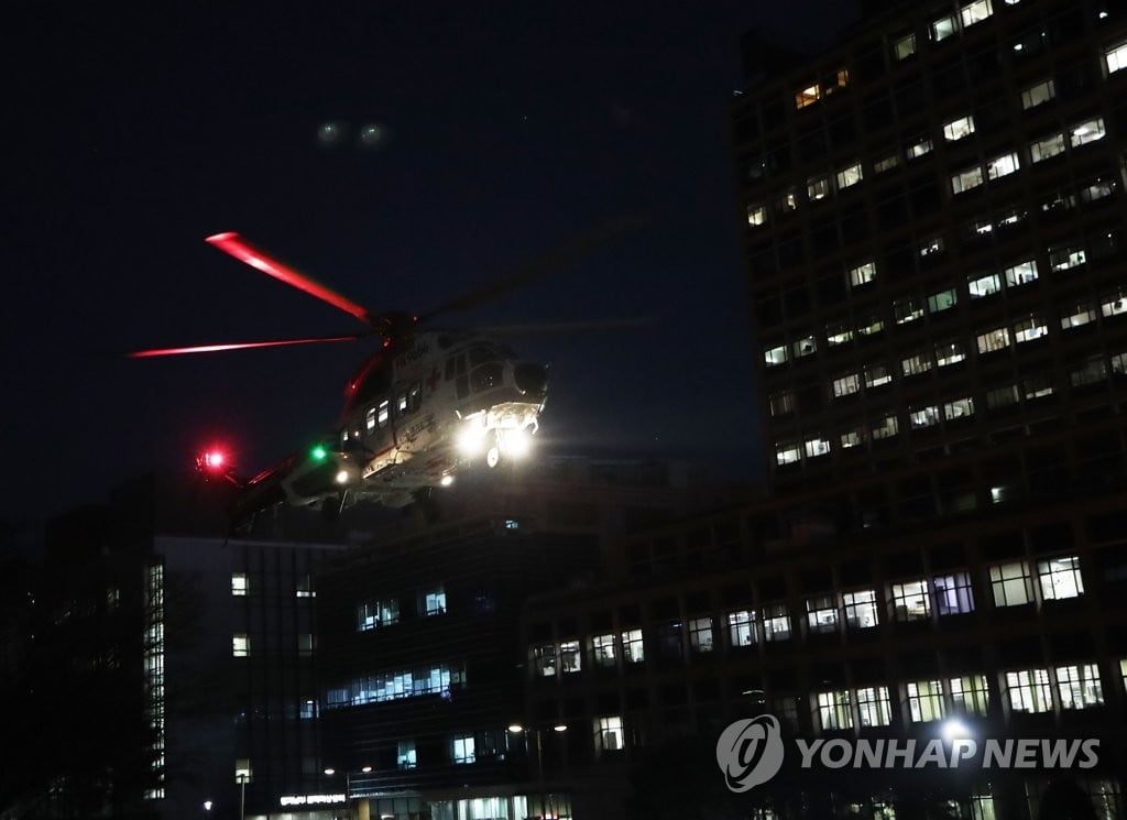 닥터헬기 탑승거부한 아주대 외상센터 의료진… 차질 불가피