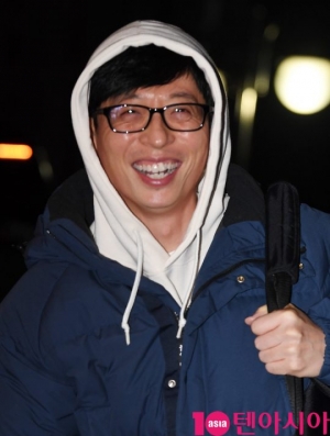 [TEN PHOTO]유재석 &#39;유산슬의 함박미소&#39;