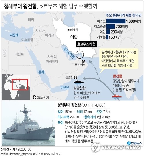 한국, 중동에 13차례 파병…호르무즈 파병여부 주목