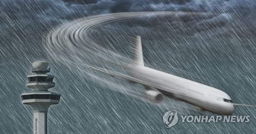 강풍에 부산 김해공항 결항 잇따라…"간판 흔들려" 신고 26건(종합)