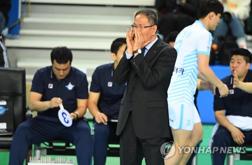 대한항공 박기원 감독 "대표팀 뽑힌 선수들, 모든 힘 쏟아내라"