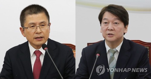 황교안, 安 복귀에 "모든 자유우파와 함께하겠다는 뜻 변함없어"