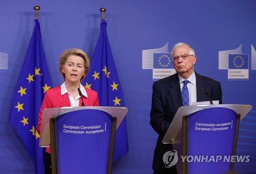 EU, 이란 보복공격 규탄…"무력사용 중단·대화 재개" 촉구