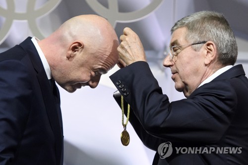 FIFA 회장, 새 IOC 위원에 선출…IOC 위원 101명으로 늘어