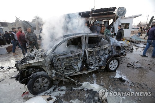 시리아 북서부 반군 지역서 폭탄 차량 폭발…"최소 7명 사망"