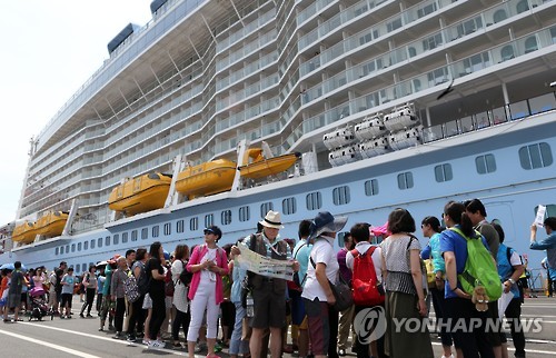 기대 모았던 중국발 크루즈 기항 재개, 신종코로나에 발목 잡혀