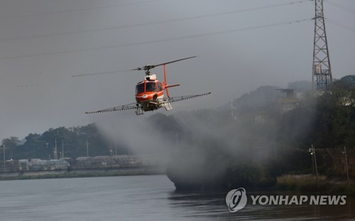 파주환경연합·어민 "ASF 항공방제 후 임진강 물고기 급감"