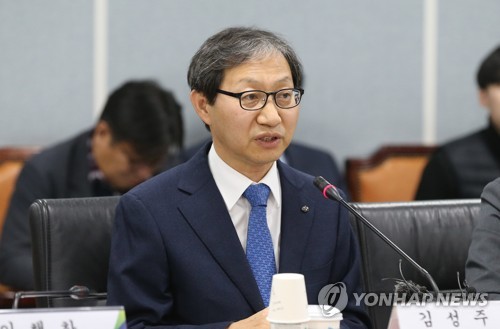 김성주 국민연금공단 이사장 퇴임…총선 출마(종합)