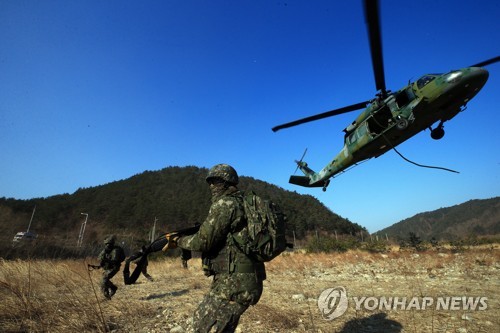 "침투한 적은 반드시 격멸한다" 육군 8군단 특공대 고강도 훈련