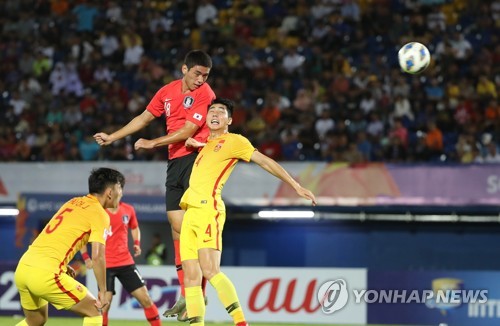 '이동준 극장골' 김학범호, AFC U-23 챔피언십 중국에 1-0 신승