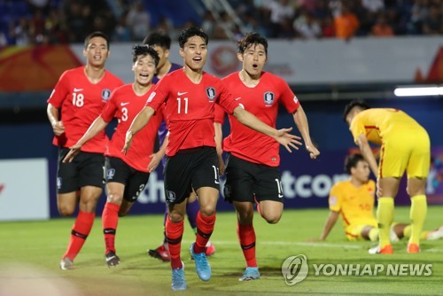 '이동준 극장골' 김학범호, AFC U-23 챔피언십 중국에 1-0 신승