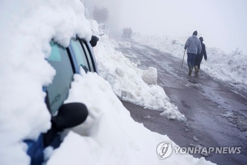 스페인 겨울폭풍 사망자 11명으로 늘어…실종 4명