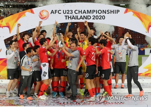 [고침] 체육('정태욱 결승골' 한국, 사우디 꺾고 AFC U-23…)